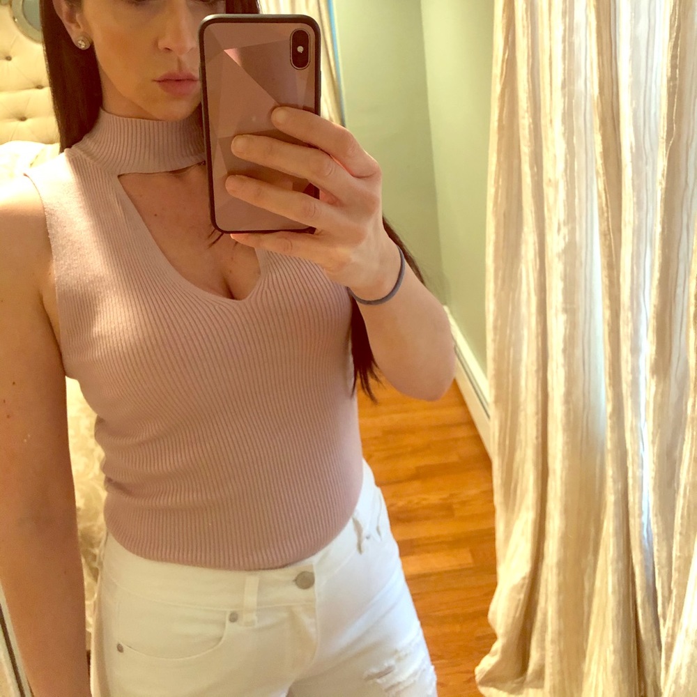 Express Cut -Out Sweater Top